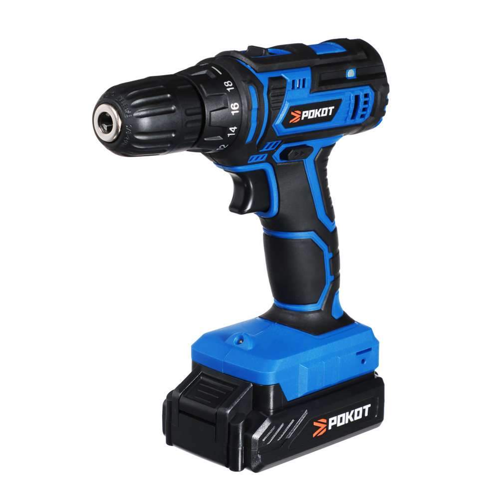 ROKOT Drill-screwdriver battery. DSHA-14v, 0-550-1550 rpm, 1.3 Li-on (1), 28 n*m