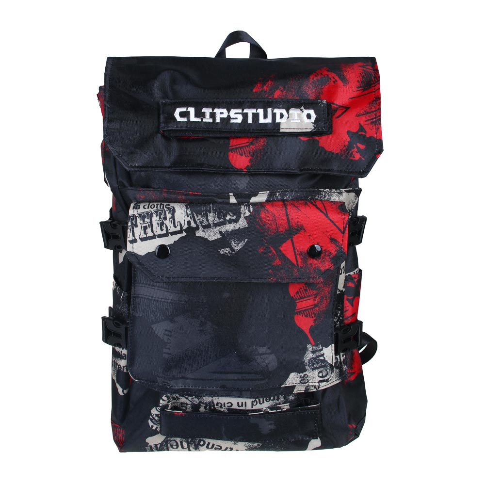 Рюкзак подростковый 44x34x13см, 1 отд., 4 карм., клапан на липучке, карман на пл.застежках, нейлон