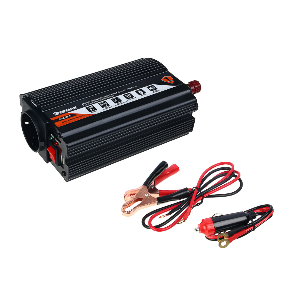 ERMAK Automotive voltage converter 12-220 V, 300 W (DC/AC Inverter)