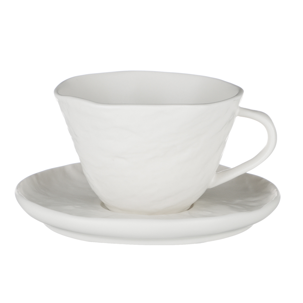 BY STAS MIKHAILOV Slate Tea Set 4pcs, 250ml, 15cm, porcelain