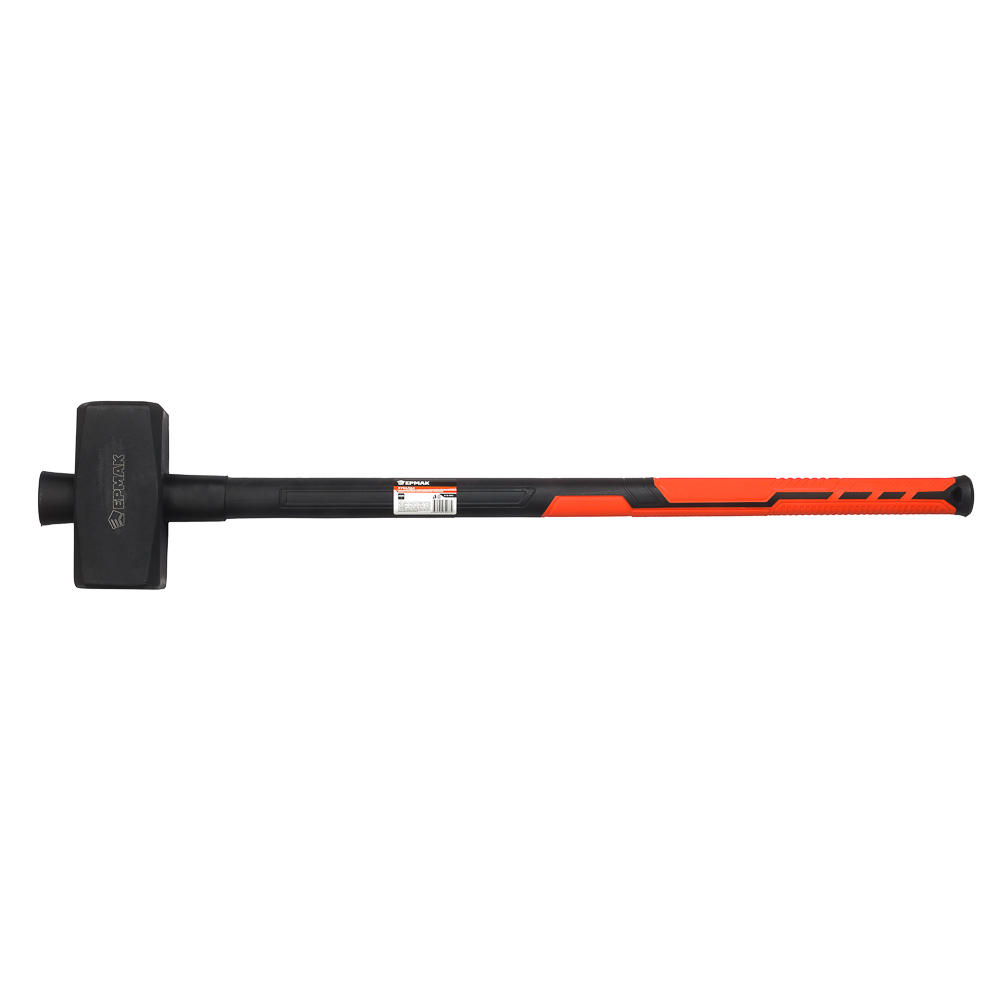 ERMAK Sledgehammer, 8000 g, fiberglass rubberized handle