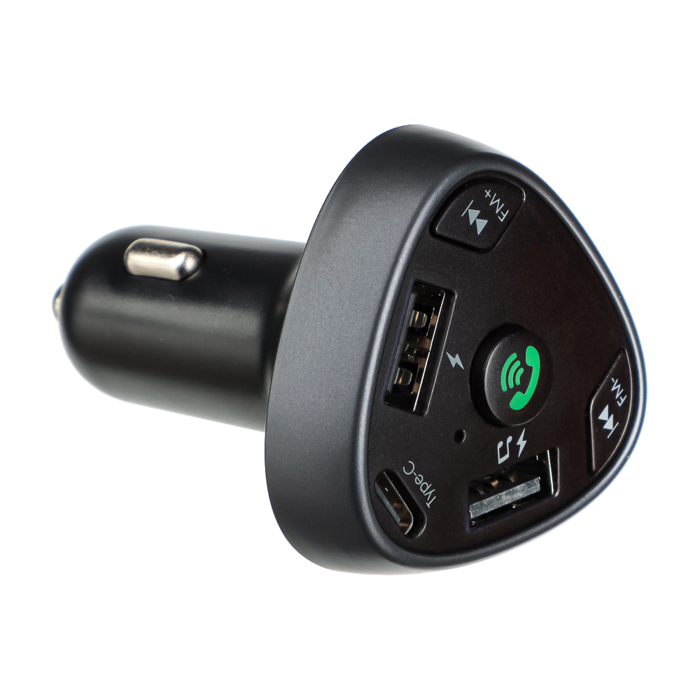 NG FM Transmitter, Wireless BT connection, 2xUSB-A, USB-C Fast charging QC, PD