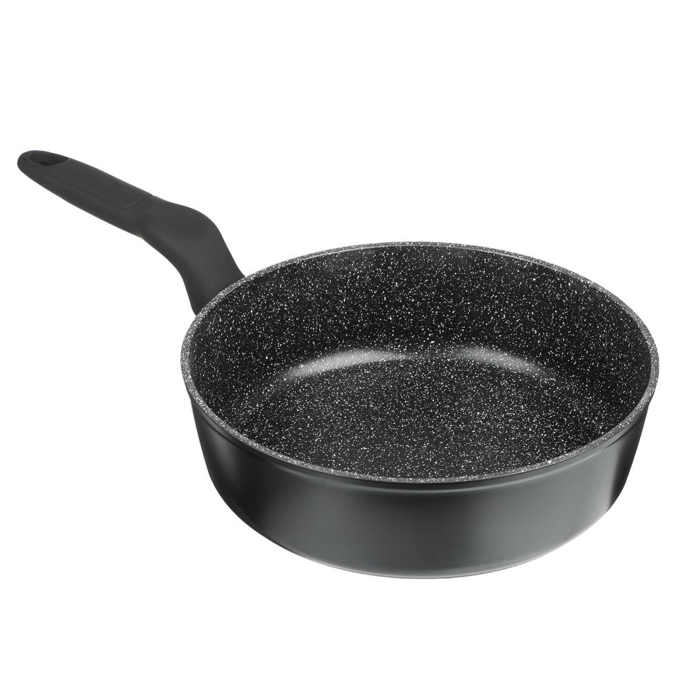 SATOSHI Stone Deep cast frying pan d24cm, non-stick Marble coating, induction