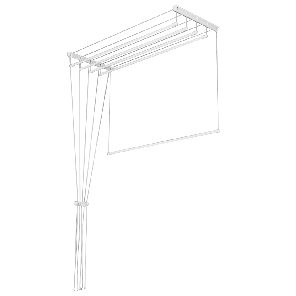 Ceiling clothes dryer Liana 1.7m, 5 lines, white