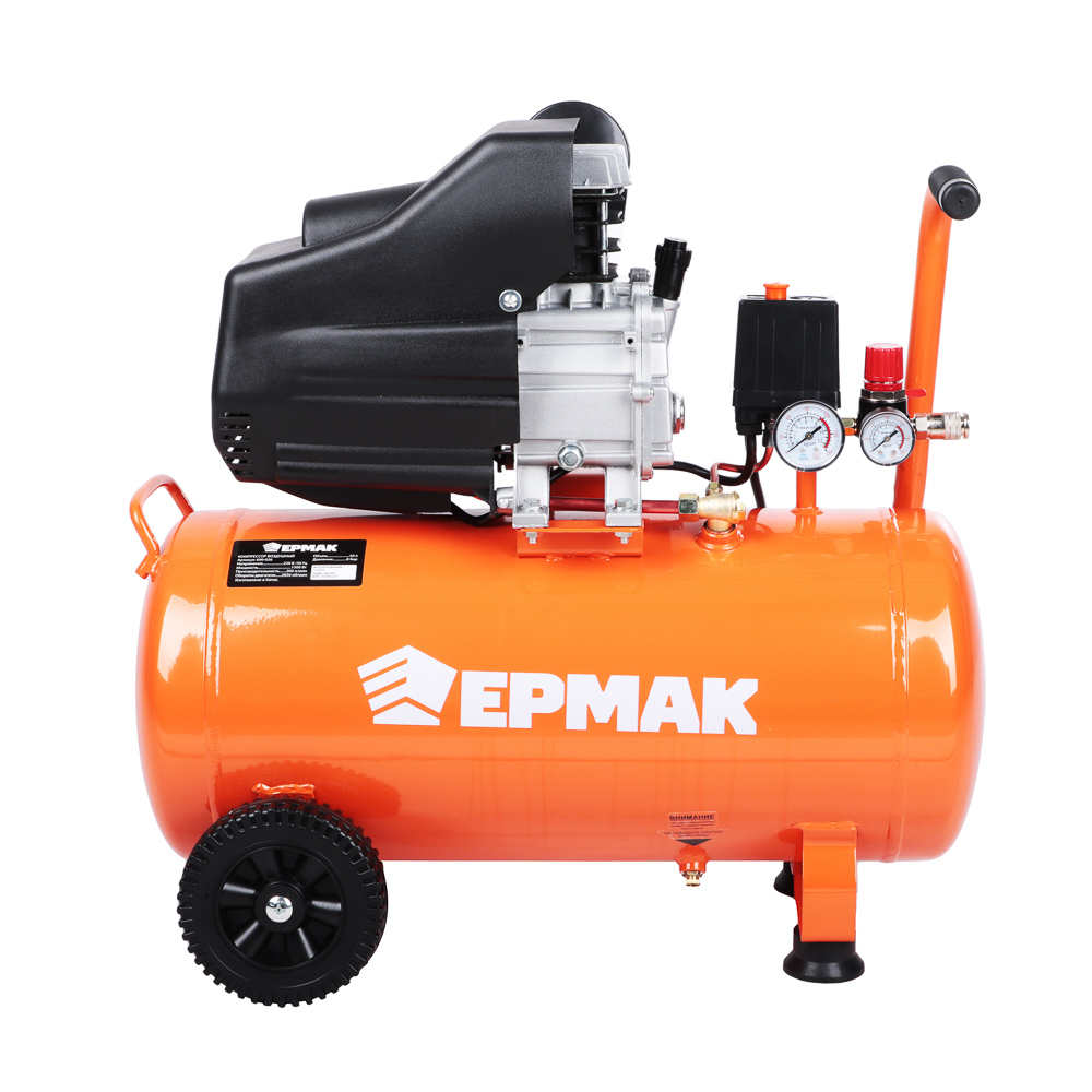 ERMAK Air compressor 200-50-1.5, 1 piston, power 1500W, 50l, 200l/min