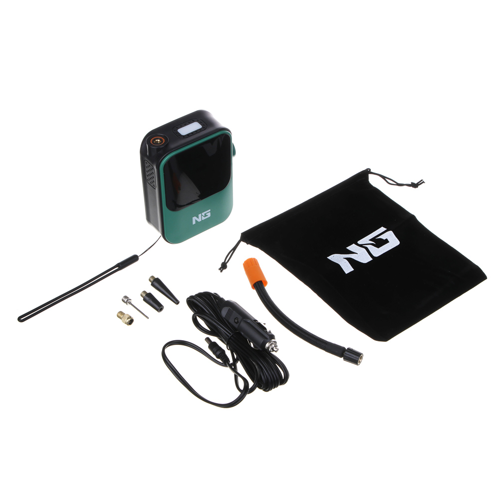 NG Car compressor, 100W, 3m, lantern, digital display