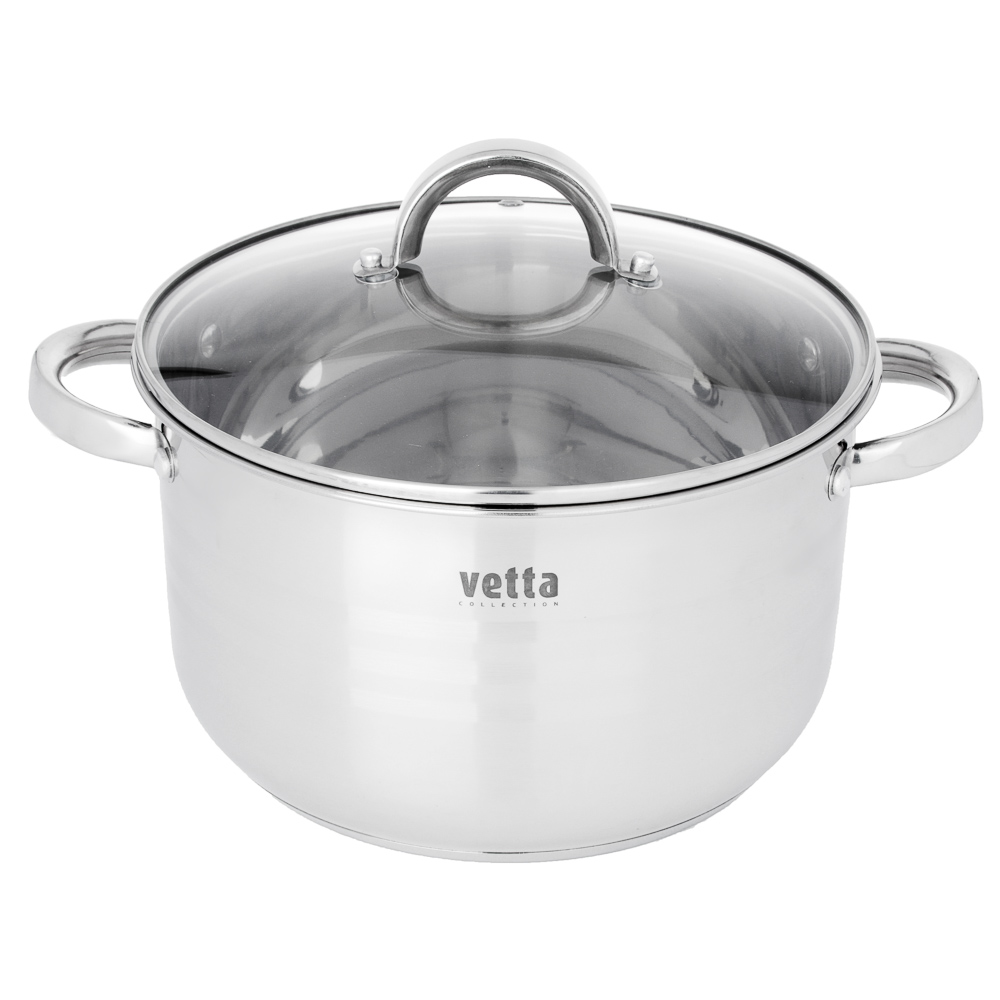 VETTA Fulton Casserole 24x14cm, 5.4l, with glass. lid